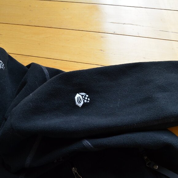 Mountain Hardwear Fleece Black Zip Up Jacket Black Women Size S - Picture 8 of 11